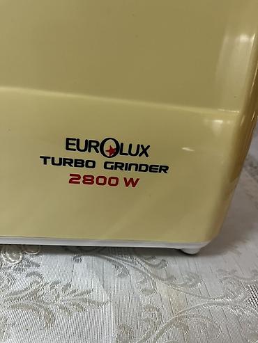 eurolux ehmedli: Eurolux Turbo Grinder 2800W ətçəkən maşın - Güc: 2800 W – yüksək — 1
