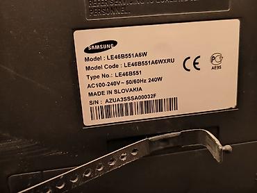 Televizorlar: Samsung televizor – LE46B551A6W (Model Code: LE46B551A6WXRU) İdeal — 4