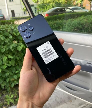 телефон асус: Xiaomi, Redmi Note 12, Б/у, 128 ГБ, цвет - Черный, 2 SIM