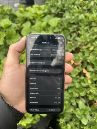 Apple iPhone: IPhone 15 Pro, 128 GB, Natural Titanium — 1