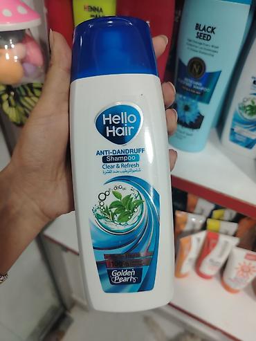 masaj yagi: Hello Hair Anti-Dandruff Shampoo – Golden Pearl • Məhsul növü: Kəpəyə — 4