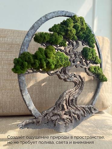 Панно: Панно ручной работы – это уникальный фито-декор из мха, который — 16