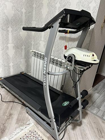 green hıll: GREEN HILL qaçış trenajoru - Elektrikli qaçış cığırı, paneldə LCD — 1