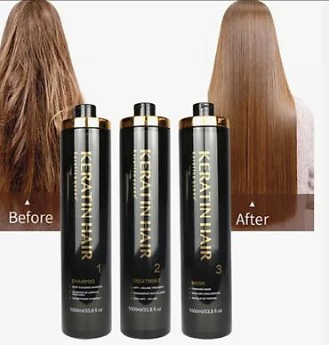 uz maska: Şampun Keratin Quru və qırılan saçlar üçün — 1