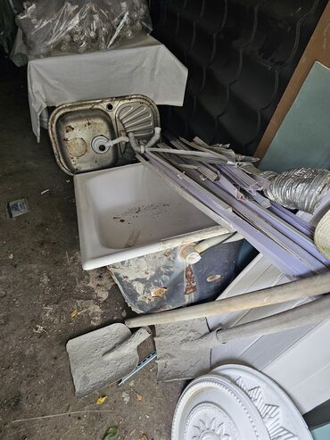 Duş başlıqları: İşlənmiş Vanna, Çuqun, 120x70 sm, Ünvandan götürmə