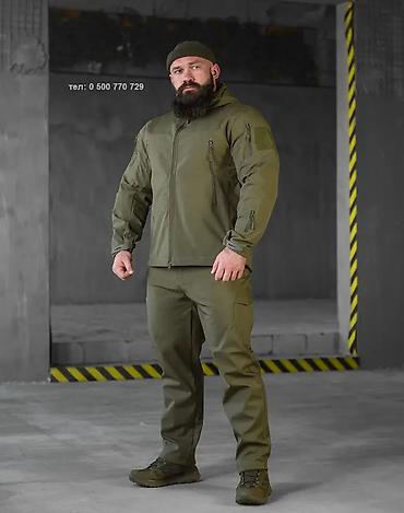 Костюмы: Куртка+Брюки Softshell - Материал: мягкий износостойкий софтшелл с — 1