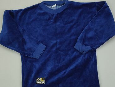 niebieski sweterek rozpinany: Bluza, 8 lat, 122-128 cm, stan - Zadowalający