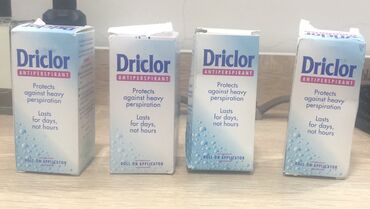 Driclor antiperspirantı həddindən artıq tərləmədən qorunmaq üçün