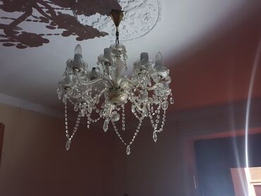 Digər ev dekoru: Çılçıraq, 7 lampa, Xrustal