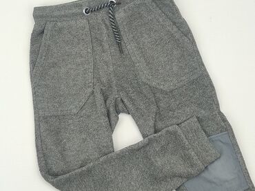 fioletowe spodnie dresowe: Sweatpants, 5-6 years, 110/116, condition - Good