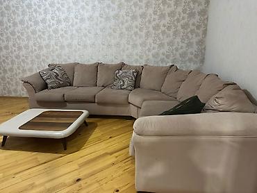 Qonaq otağı dəstləri: Mebel dəsti – nəhəng guşə divanı, TV stendi və aşağı kofe masası - — 2