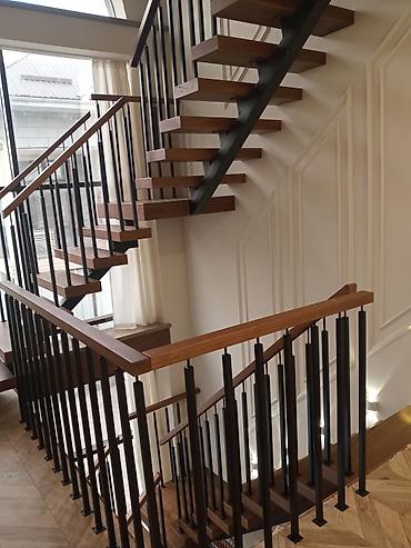Деревянные лестницы: Лестницы Лестницы Любой сложности, лофт, классика перила любой — 18