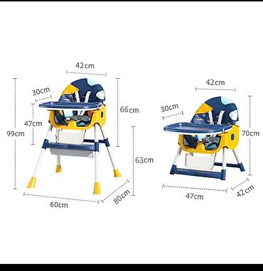 foldable table: Детский стульчик-трансформер для кормления 7в-1 - Подходит для — 10