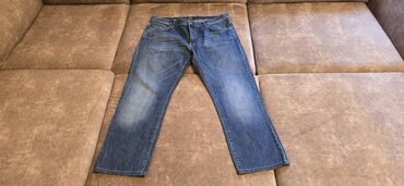 джинсы оверсайз: Джинсы 7XL (EU 54), цвет - Синий
