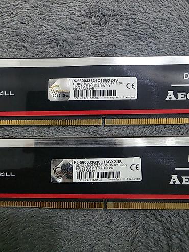 ddr4 ram: Оперативная память (RAM) для ПК, Б/у, G.SKILL, 32 ГБ, DDR5, 5600 МГц — 2
