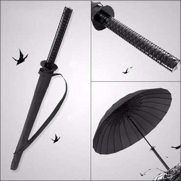 пластиковые панель: «Самурайский» зонт, который можно носить за спиной на лямке