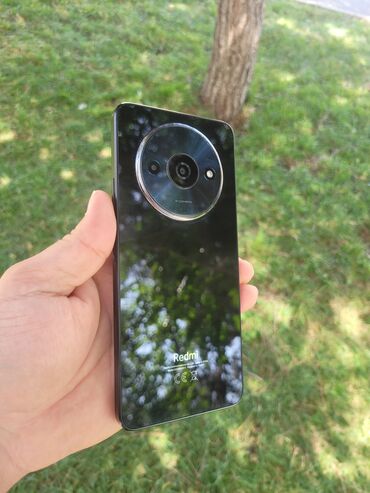 mobil: Redmi A3, 128 GB, rəng - Qara, Barmaq izi, Face ID