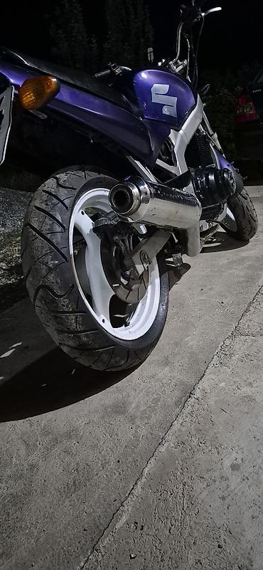Мототехника: Мотоцикл Suzuki Bandit (GSF) — классический нейкед в фиолетово‑серой — 2