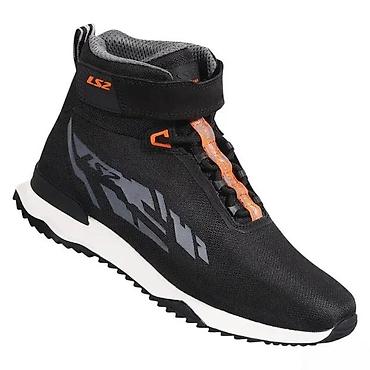 bata usce: LS2 Urban moto patike – crne sa narandžastim detaljima - — 7