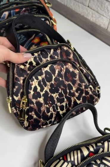 сумка guess: Новая трендовая (леопард 🐆) сумка 👛 материал: нейлон-кожа цена :1800