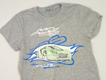 koszulka buldog francuski: T-shirt, 8 years, 122-128 cm, condition - Very good