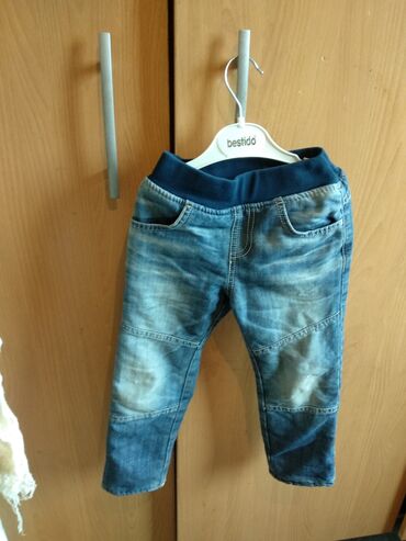 утеплённые джинсы: Джинсы и брюки, Б/у