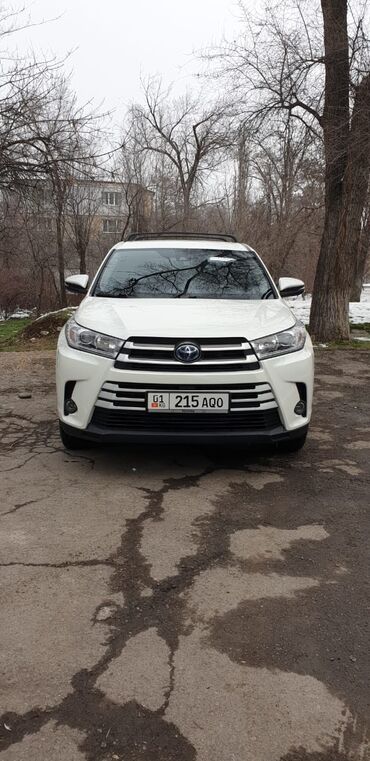 Toyota: Toyota Highlander: 2017 г., 3.5 л, Автомат, Гибрид, Внедорожник