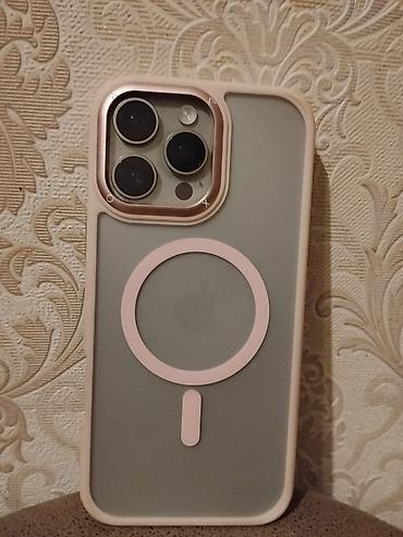 Mobil telefon və aksesuarlar: Iphone 16 pro max ucun case, yeni ve cox az islenmis. 1 eded 5 Azn — 3