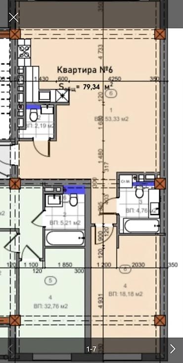 гараж продается: 2 комнаты, 79 м², Элитка, 1 этаж, ПСО (под самоотделку) — 8