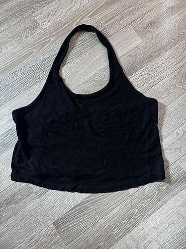 Futbolka və maykalar: Qadın üst geyimləri seti - Ağ qısaqat T-shirt: Rezinli, incə zolaqlı — 5