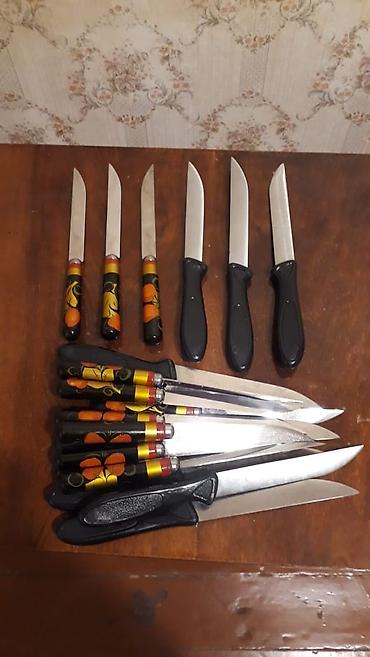dest qab: Mətbəx bıçaqları dəsti - Müxtəlif ölçü və formalarda 12+ ədəd bıçaq - — 1