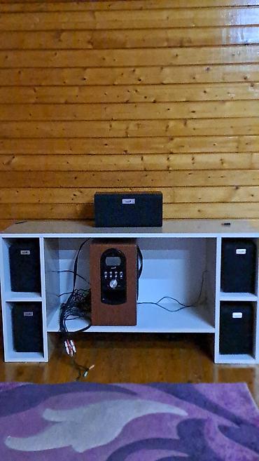 kontakt home kalonka: ❗️TƏCİLİ SATILIR❗️MEBEL HƏDİYƏ🎁 Multimedia akustik sistemi və TV — 1
