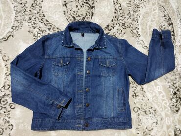 стильные куртки джинсовые: Пуховик, L (EU 40), XL (EU 42)