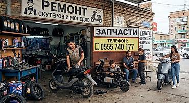 Мотоуслуги: Ремонт скутеров и мопедов (2т и 4т) Полный спектр работ: - — 1