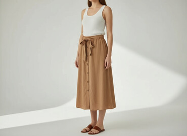 plisowane spódnice maxi: Shein, Спідниця жіноча, розмір M