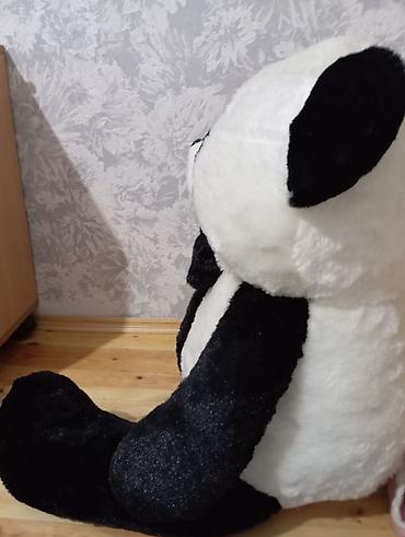 panda kukla sekilleri: Böyük ölçülü pandalı peluş oyuncağı - Rəng: klassik qara–ağ - — 3