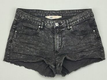 szerokie krótkie spodenki jeansowe: Shorts, H&M, 14 years, 158/164, condition - Good