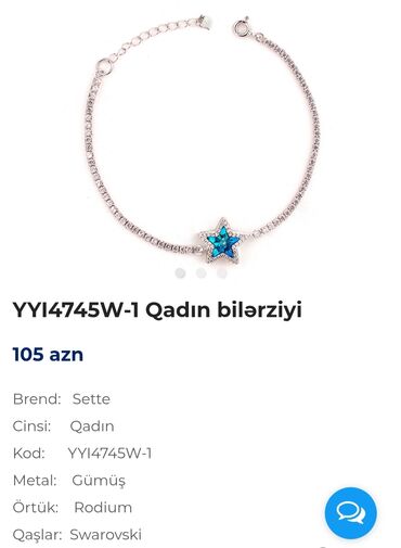 Bilərziklər: Bilərzik, Swarovski, Gümüş