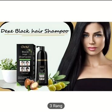Qəfəslər: Məhsul: Dexe Black Hair Shampoo – Saç Qara Rəngi Verən Şampun