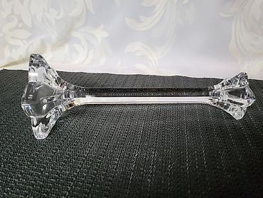 Sveće i svećnjaci: Nov nemacki kristal svecnjak cvet iz 80ih.god. Svecnja nemacki,pun — 12