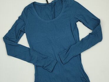 niebieska satynowe bluzki: Bluzka Damska, XS, stan - Bardzo dobry