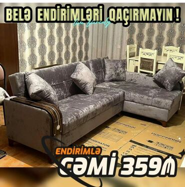 Divanlar: Künc divan, Yeni, Açılan, Bazalı, Parça, Şəhərdaxili pulsuz çatdırılma