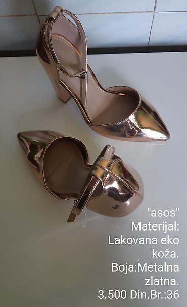 Salonke: ASOS ženske cipele sa kaišićem oko članka. - Materijal: lakovana eko — 4