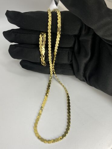 Цепочки: Цепь для бензопилы, Змейка, Проба 585, Унисекс, Новый — 2