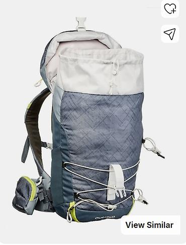 яркие: Рюкзак QUECHUA MH100, 20 л, серый - Назначение: однодневные походы — 3