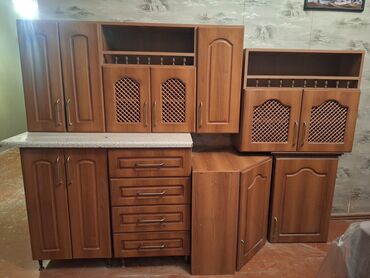 Divanlar: Mətbəx mebel dəsti - Material: ağac teksturalı laminat/MDFlam