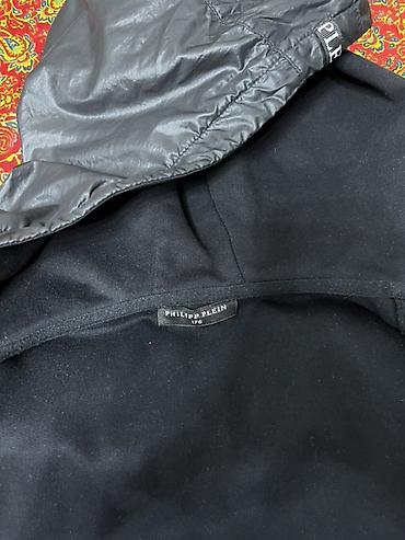 pull and: Мужская куртка Philipp Plein с капюшоном - Цвет: черный — 5
