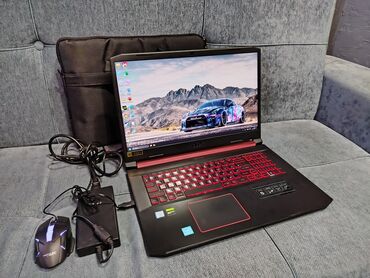 купить ноутбук acer nitro 5: Ноутбук, Acer, 16 ГБ ОЭТ, Intel Core i5, 15.6 ", Жумуш, окуу үчүн, эс тутум NVMe SSD