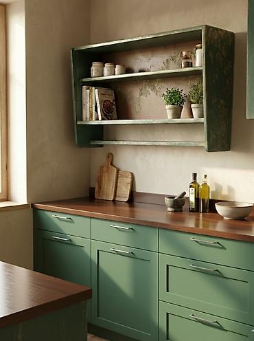 Police: Restaurirana zidna polica od punog drveta – ručno rađena — 2