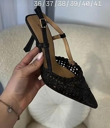 Salonke: Elegantne ženske mule/slingback štikle sa špicastim vrhom i — 20